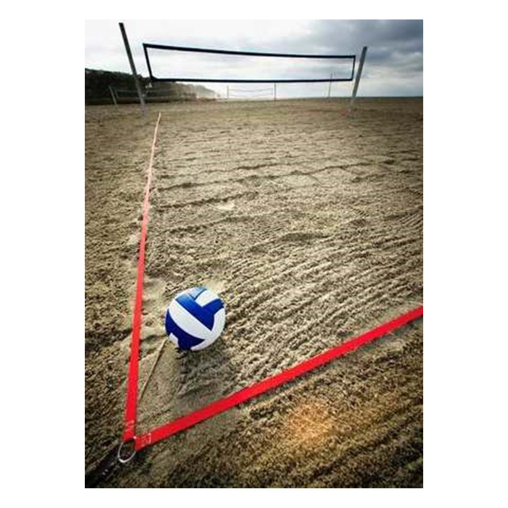 Voleybol Saha Şeridi 8*16mt Kırmızı