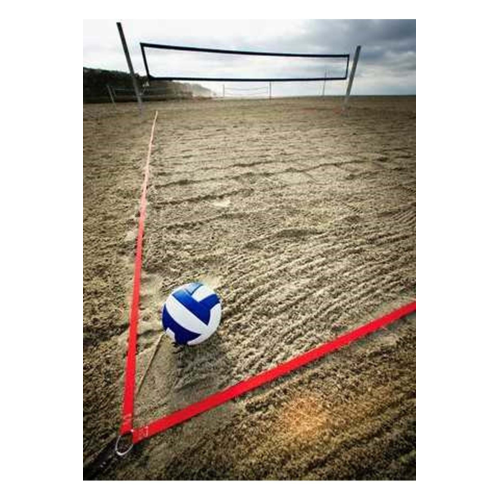 Voleybol Saha Şeridi 8*16mt Kırmızı