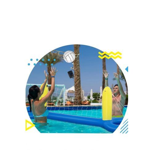 Bestway 52133- Şişme Su Voleybol Seti (244 X 64 cm)- Full Voleyball SETİ