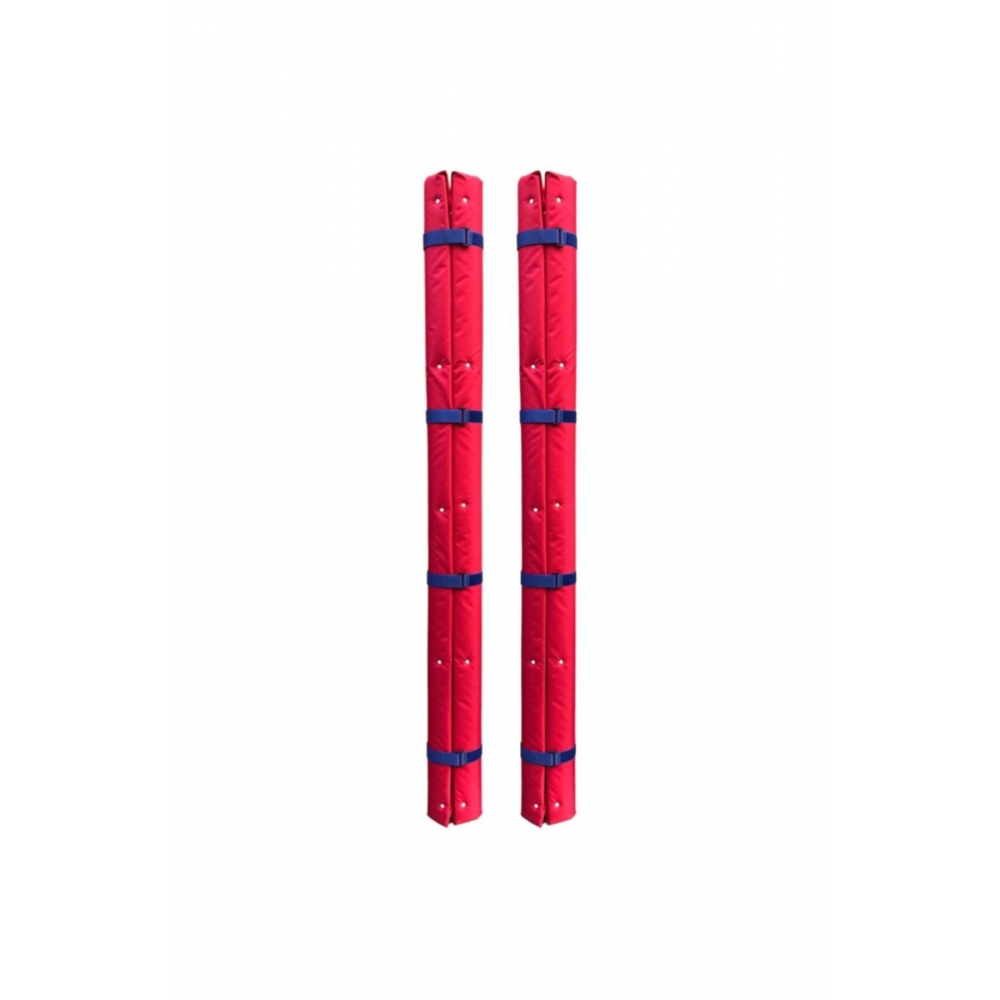 Voleybol Direk Koruma Kılıfı Perçinli Model Kırmızı - Mavi - 2 Adet