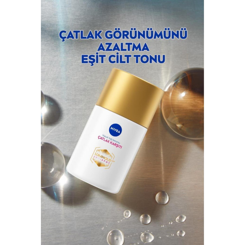 Luminous Çatlak Karşıtı Vücut Yağ Serumu 100ml, Cilt Tonu Eşitleyici, 48 Saat Nemlendirici