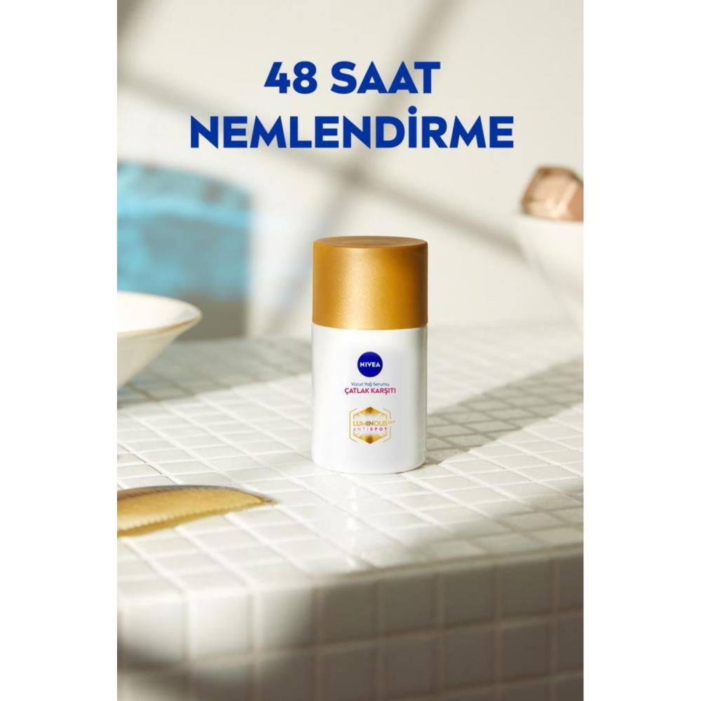 Luminous Çatlak Karşıtı Vücut Yağ Serumu 100ml, Cilt Tonu Eşitleyici, 48 Saat Nemlendirici