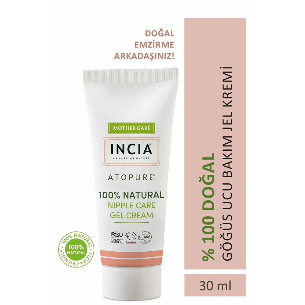 ATOPURE ® %100 Doğal Göğüs Ucu Bakım Kremi Yumuşatma Ve Koruma Lanolin İçermez 30 ml