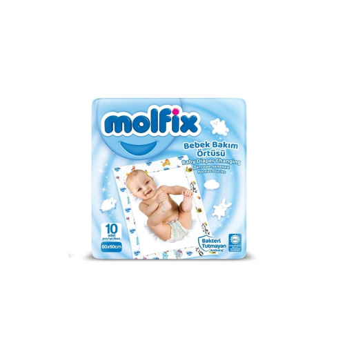 Bebek Bakım Örtüsü 60 X 60 Cm 10 Adet