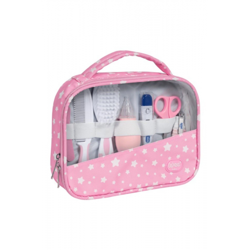 Wee 191 Bebek Bakım Seti Bebek Tırnak Bakım Tarak Set Pembe