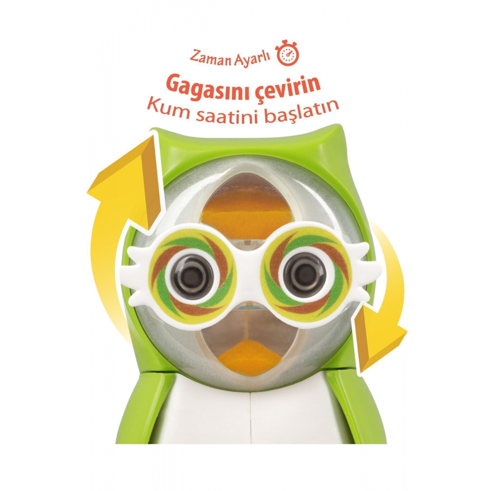 Baby Yeşil Baykuş Bakım Seti (PAPATYA MACUN YEŞİL FIRÇA YEŞİ BAYKUŞ SAKLAMA KABI)