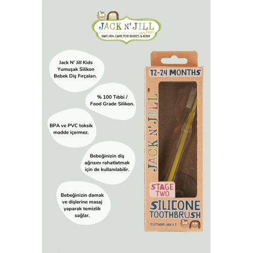 Silikon Diş Fırça 12-24 Ay.