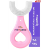U Şeklinde Pratik Çocuk Diş Fırçası 2-6 Yaş Pembe