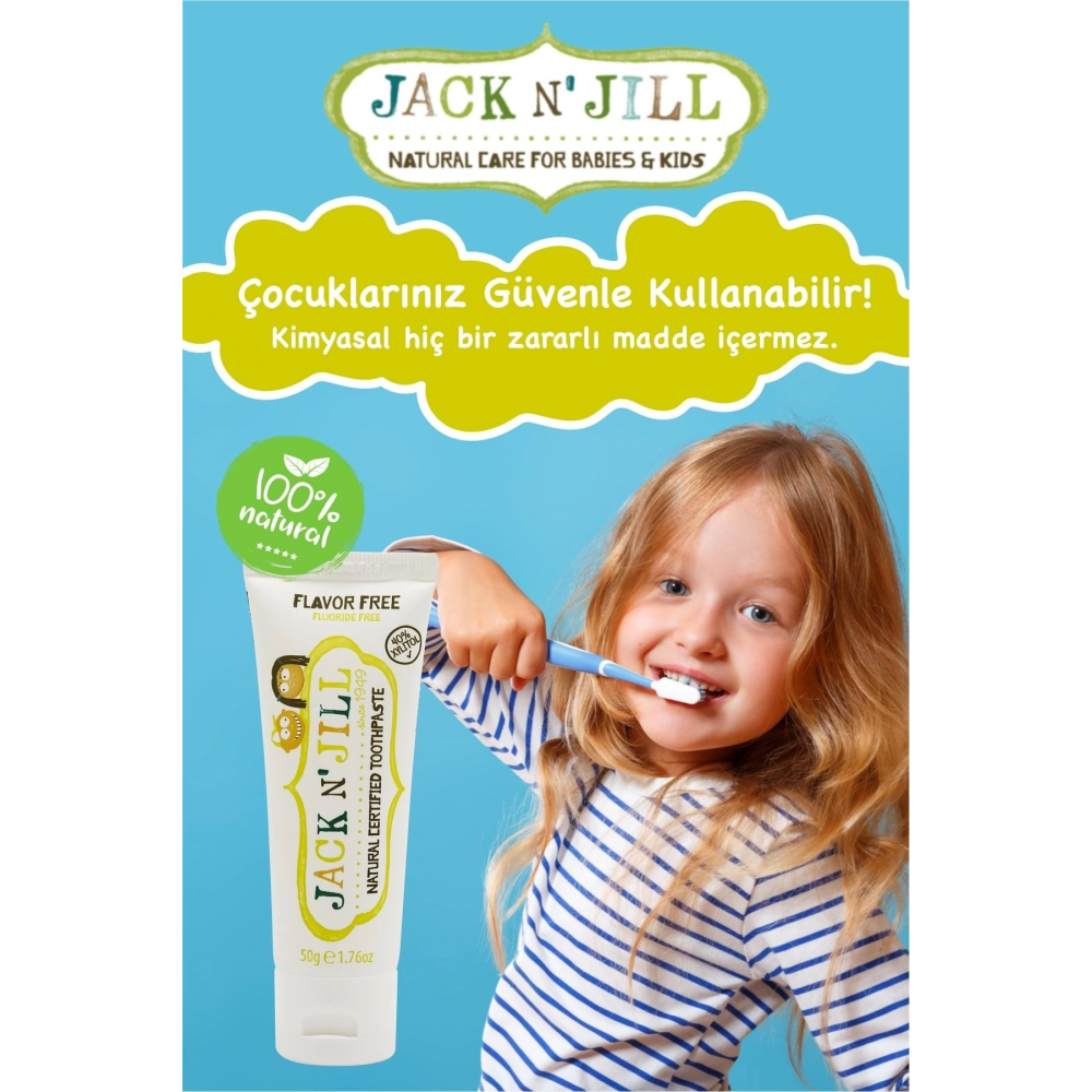 Jack N' Jill Doğal Diş Macunu Aromasız