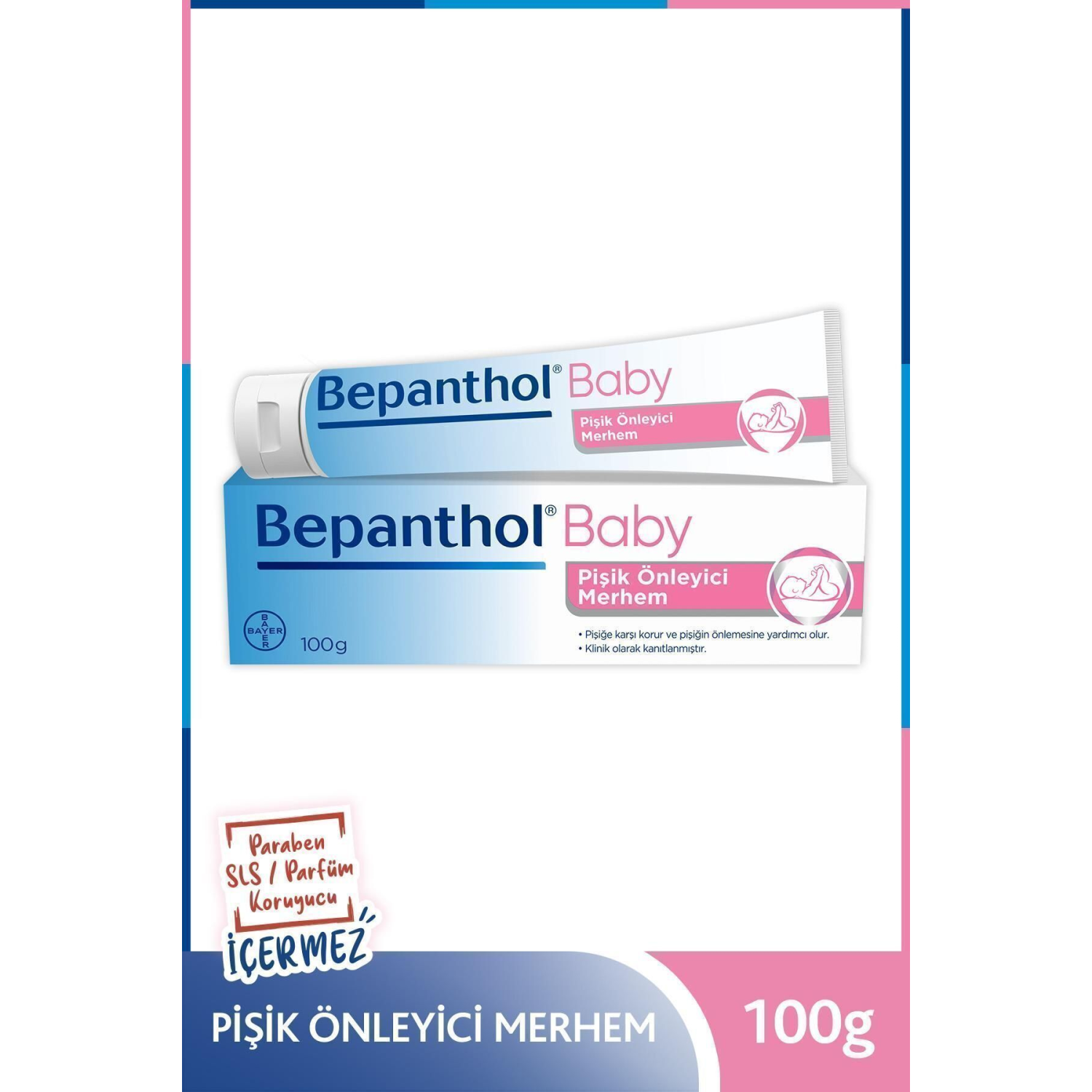 Baby Pişik Önleyici Merhem 100gr L Parapen, Sls, Parfüm, Koruyucu Içermez