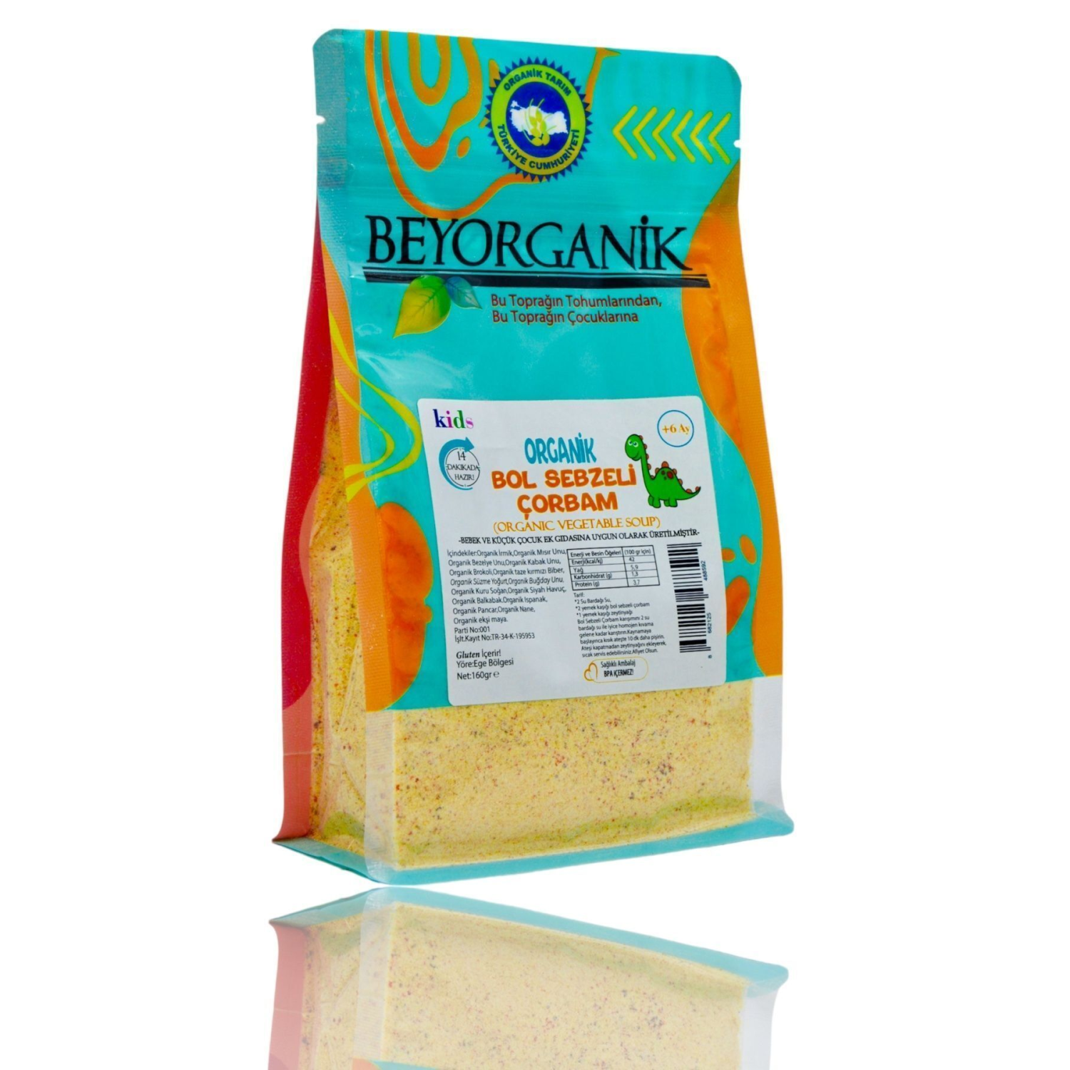 Organik Bol Sebzeli Çorbam 160gr
