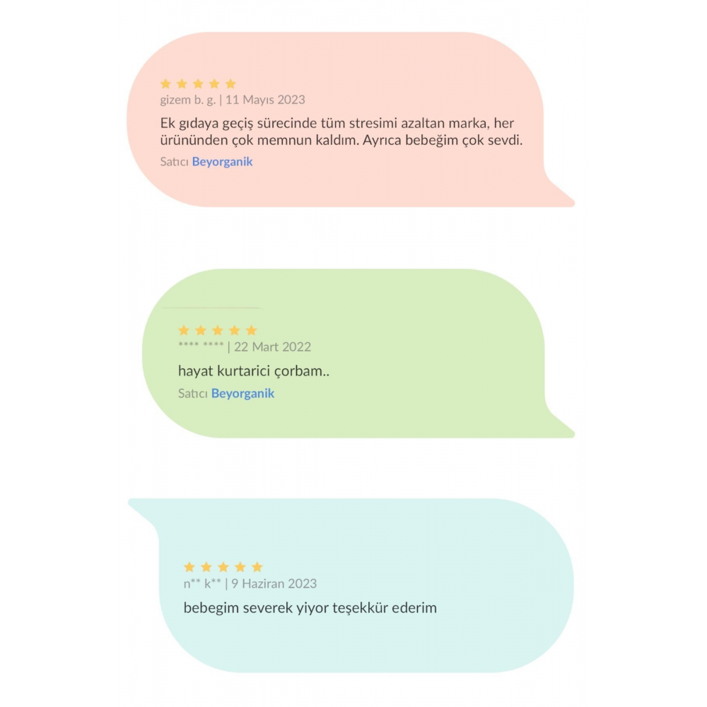 Organik Bol Sebzeli Çorbam 160gr