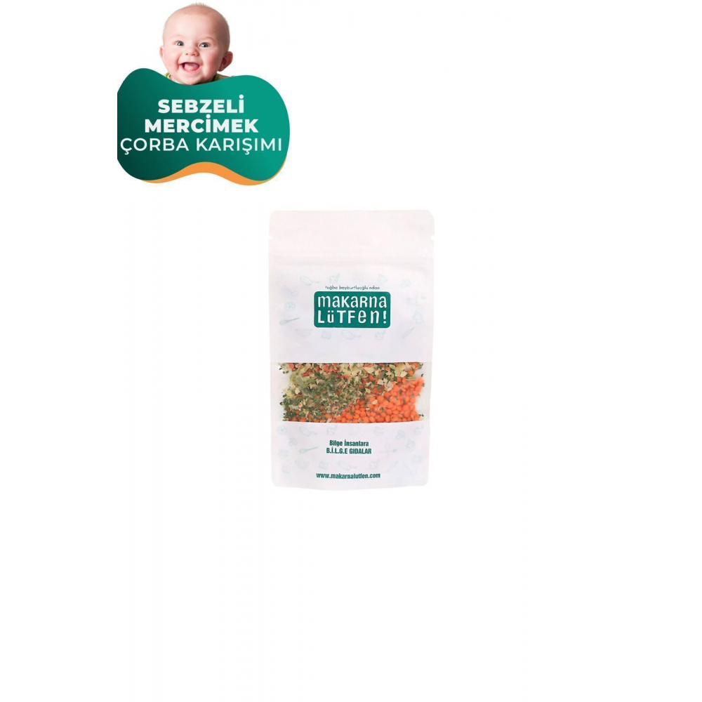 Sebzeli Mercimek Çorbası Karışımı (TUZSUZ - DOMATESSİZ - 50 GRAM)