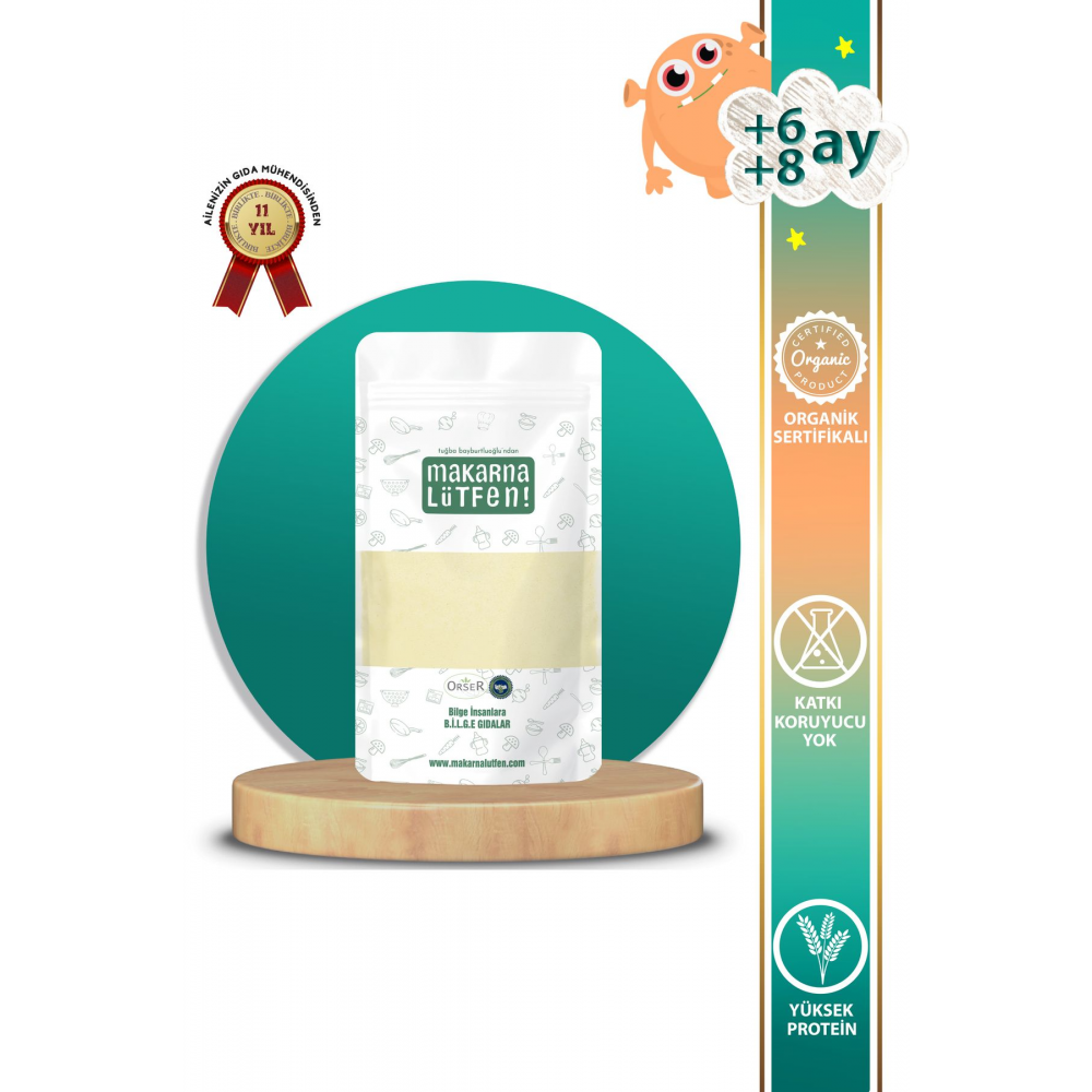 Organik Irmik ( 6 8 Ay-250 Gram)