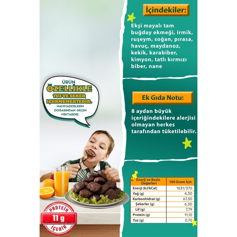 Tuzsuz Köfte Harcı-180 gram