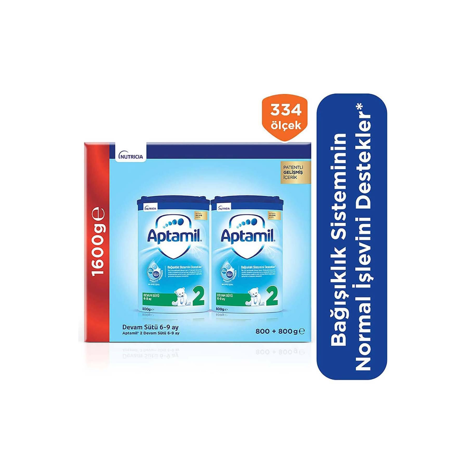 2 Devam Sütü 6-9 Ay Akıllı Kutu 800 G X 2 Adet