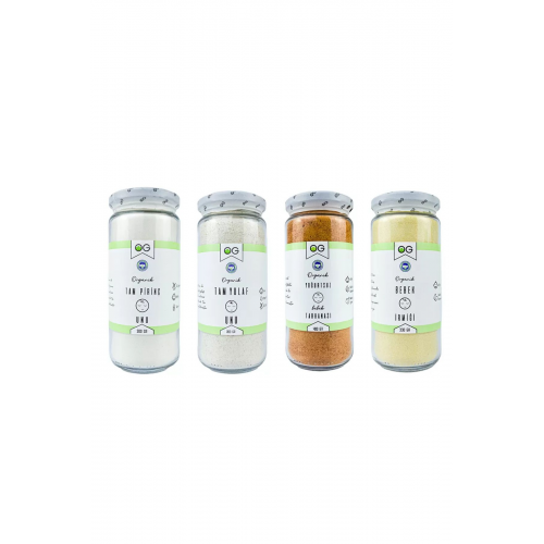 Organik Sertifikalı Bebek Ek Gıda Alerjen Seti 6 Ay