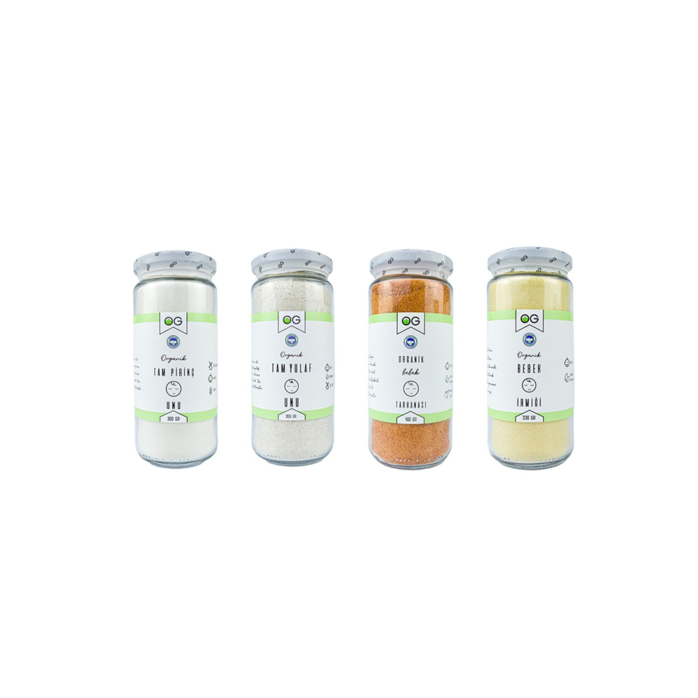 Organik Sertifikalı Bebek Ek Gıda Seti +6 Ay