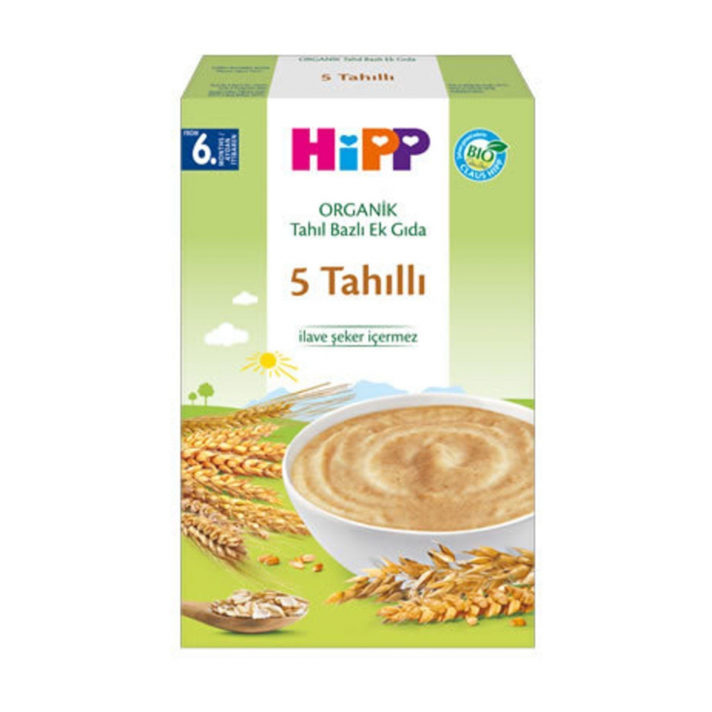 Organik 5 Tahıllı Kaşık Maması 200 gr