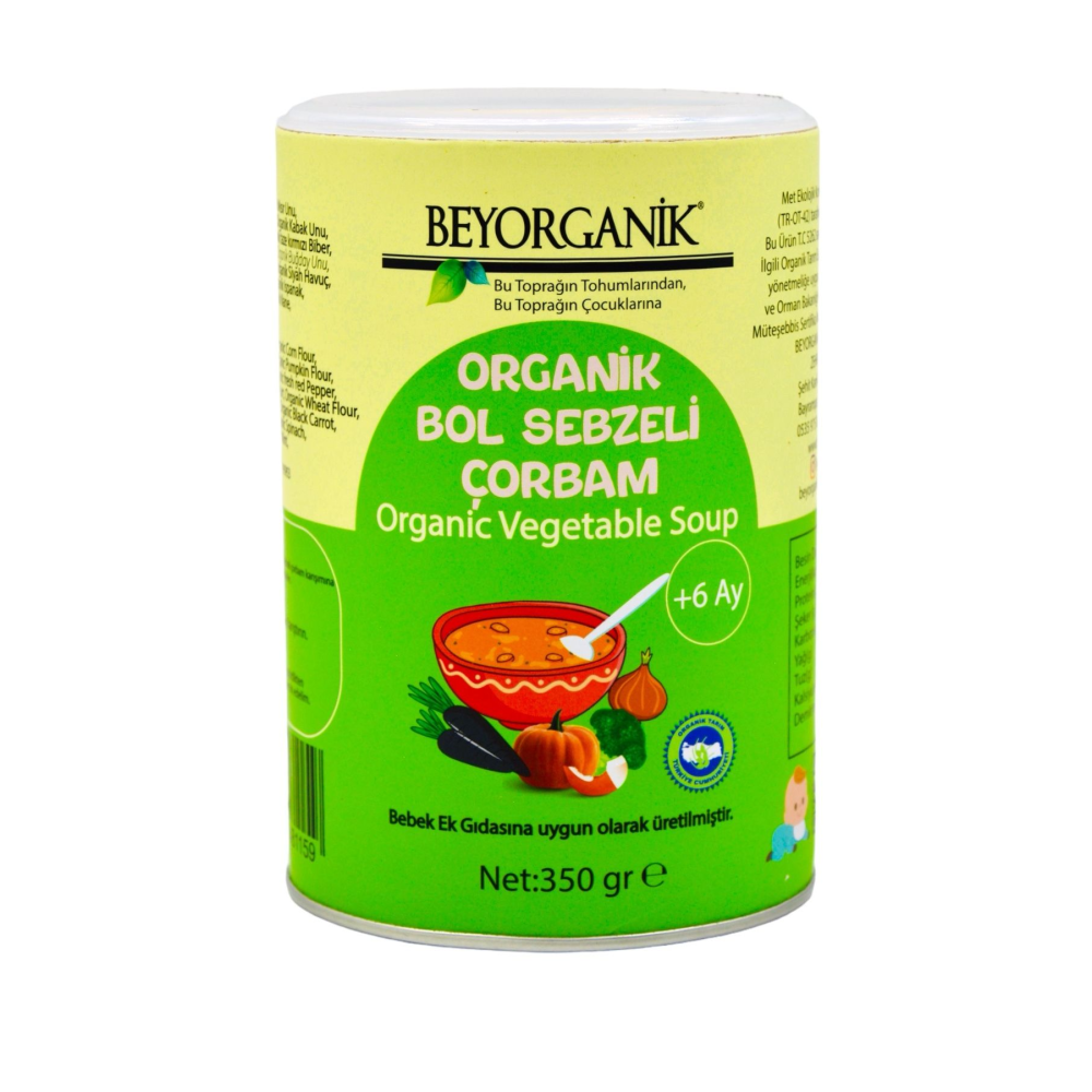 Organik Ek Gıda Bol Sebzeli Çorbam 350gr (PESTİSİT VE AFLATOKSİN ANALİZLİ)