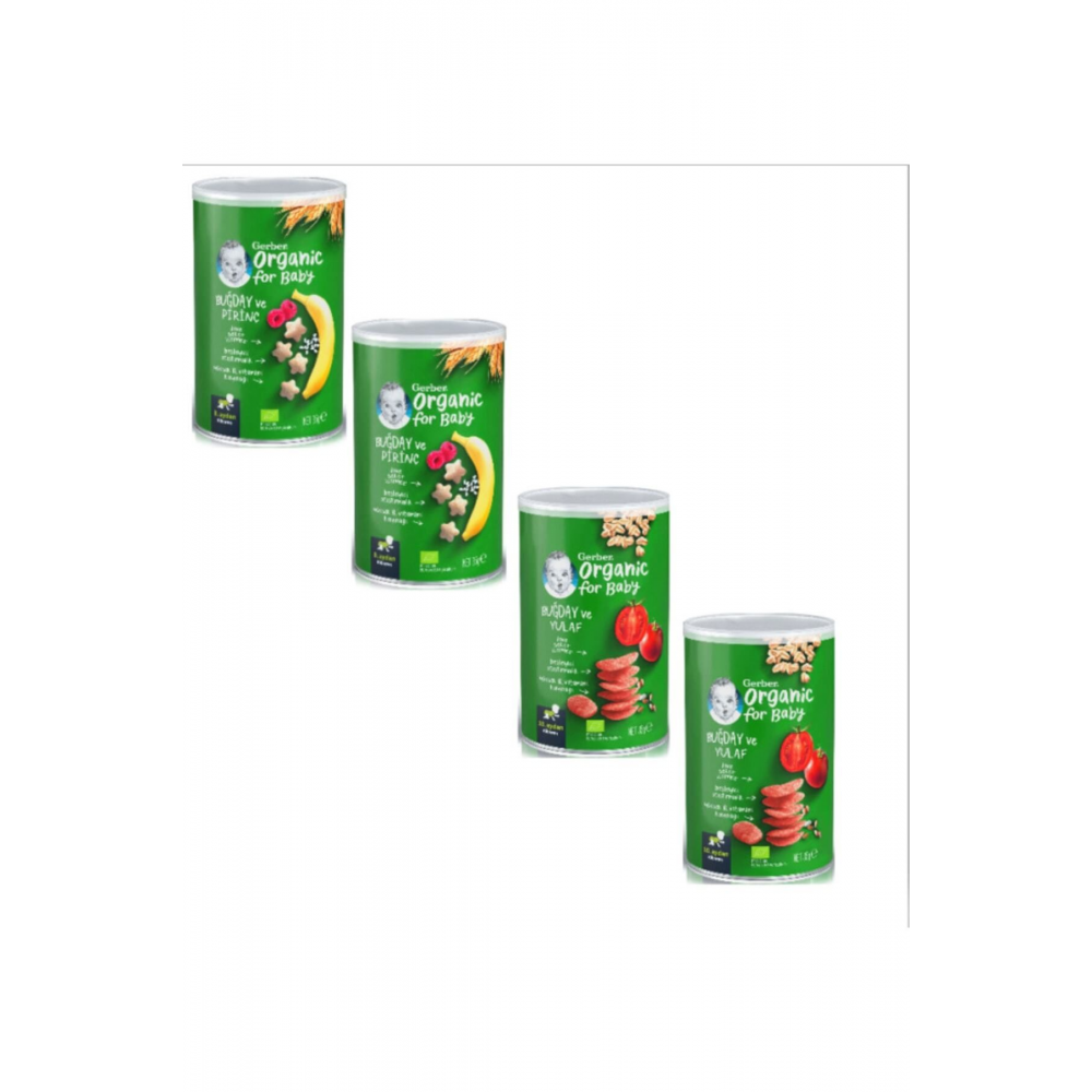 Organik Muzlu Ve Domatesli Bebek Atıştırmalığı 35gr*4adet( Karma Paket)