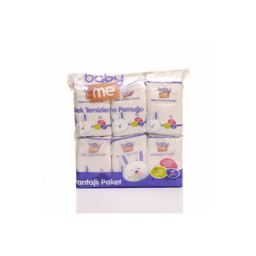 Baby Me Bebek Temizleme Pamuğu 6x60 Adet