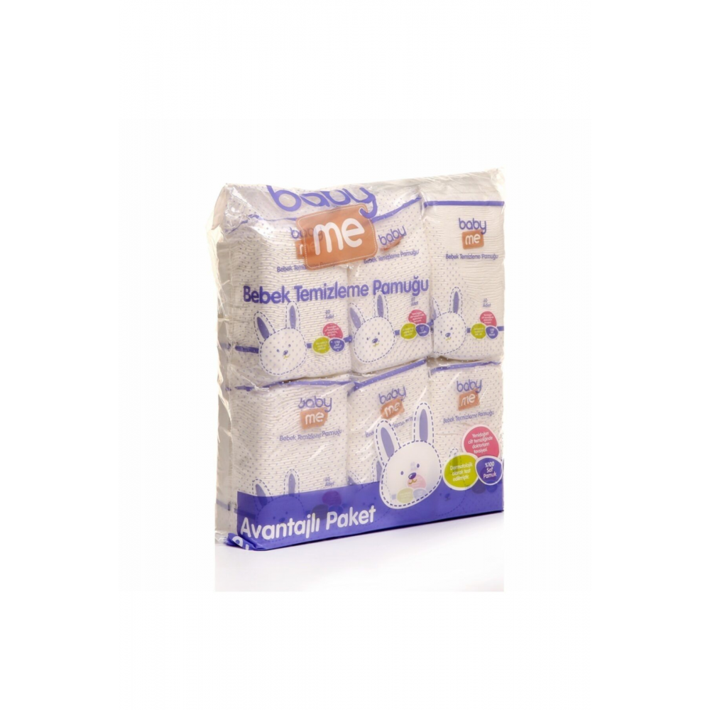 Baby Me Bebek Temizleme Pamuğu 6x60 Adet