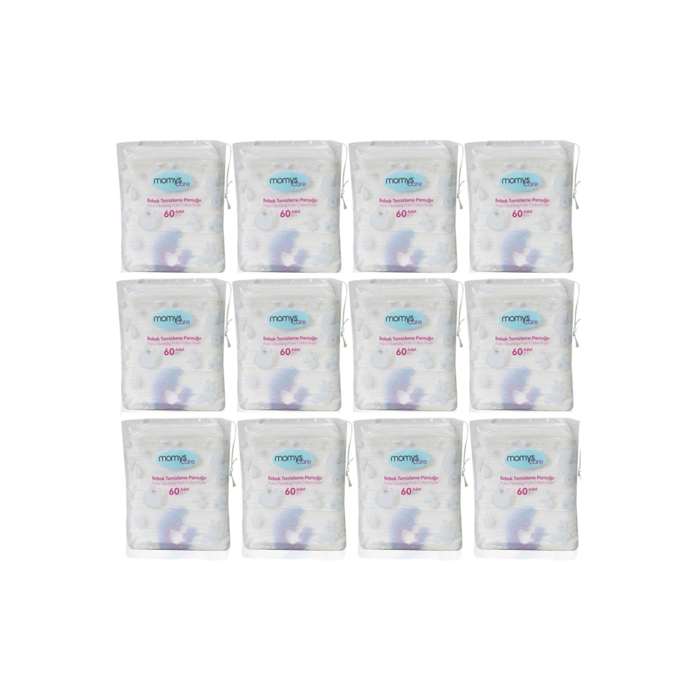 Temizleme Pamuğu 60lı 12 Lli