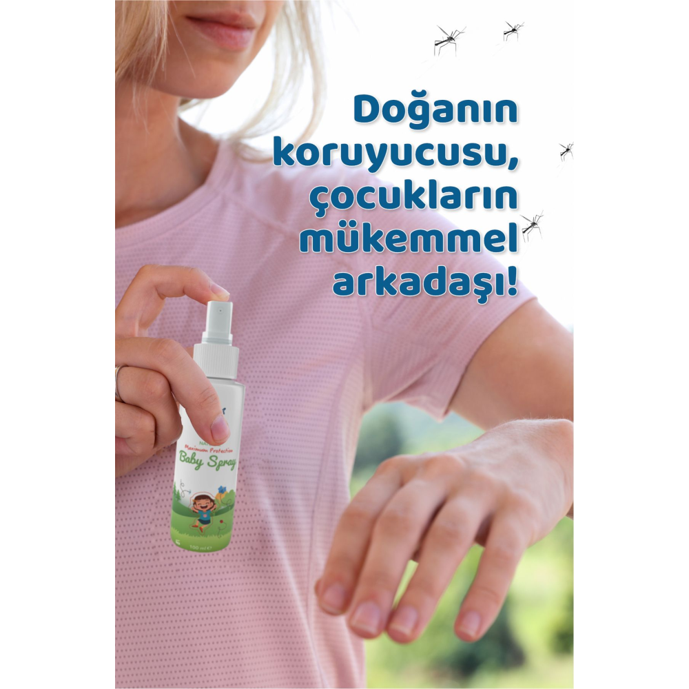 Organik Ve Doğal Içerikli Vücut Koruyucu Sprey