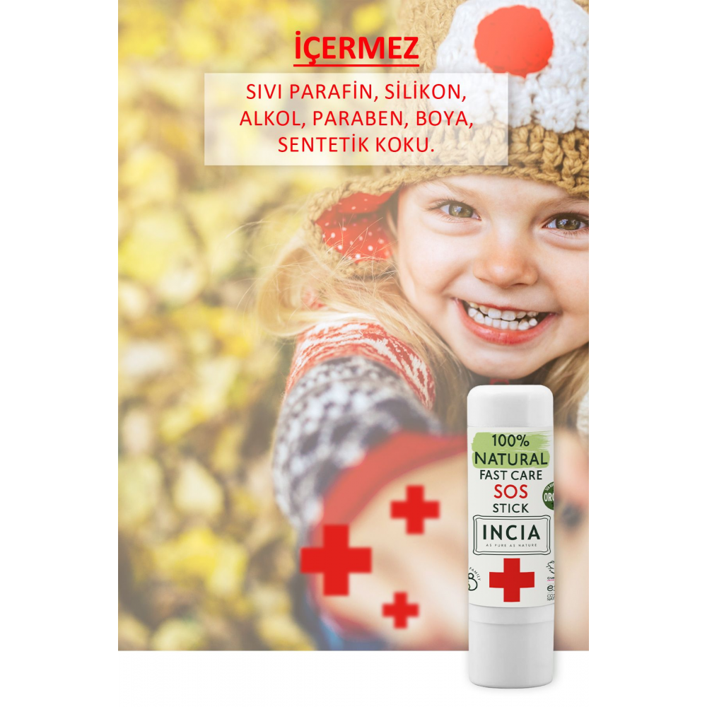 %100 Doğal Sos Stick Anlık Yatıştırıcı Organik Yalancı İğde Hızlı Koruma Bitkisel 6 G