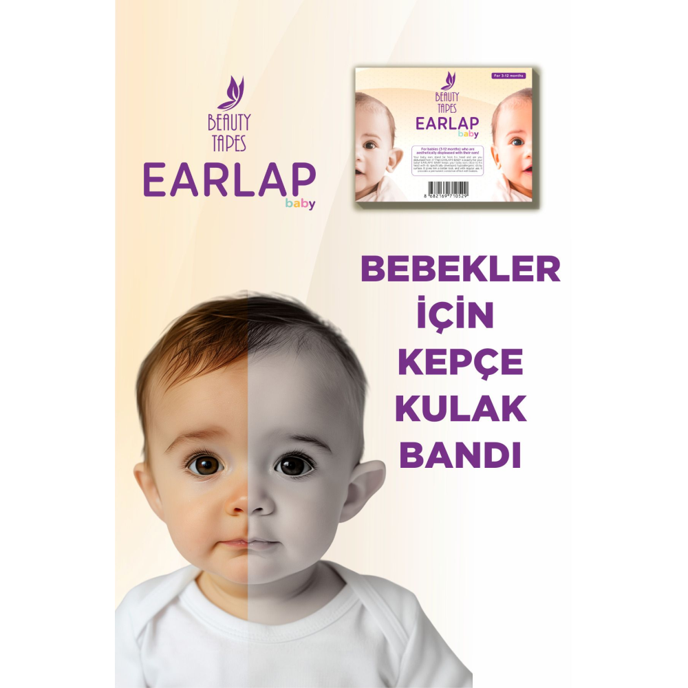 Earlap Baby Kepçe Kulak Bandı