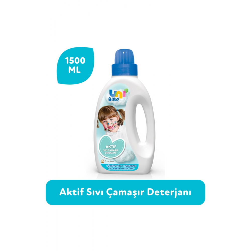 1500 ml Aktif Çamaşır Deterjanı Ve Yumuşatıcı