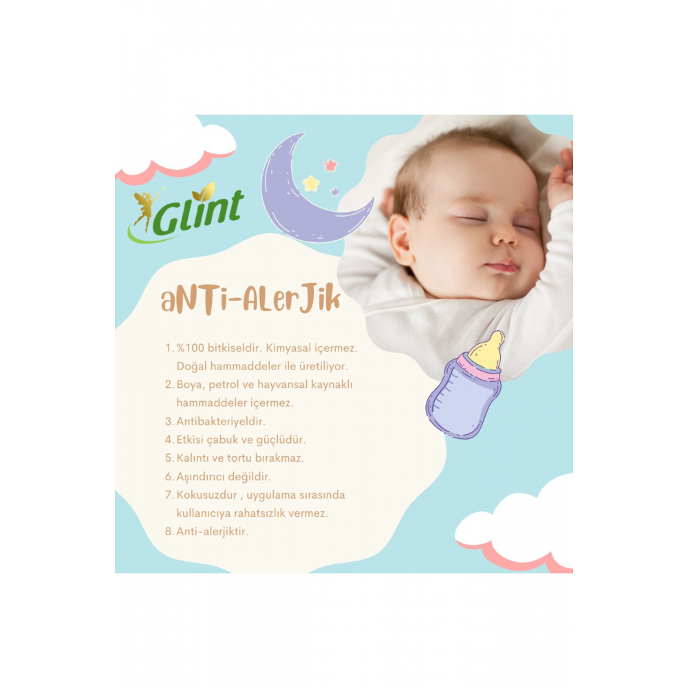Baby 1 Litre %100 Bitkisel Çamaşır Leke Çıkarıcı Bebek Genel Temizleyici Sertifikalı