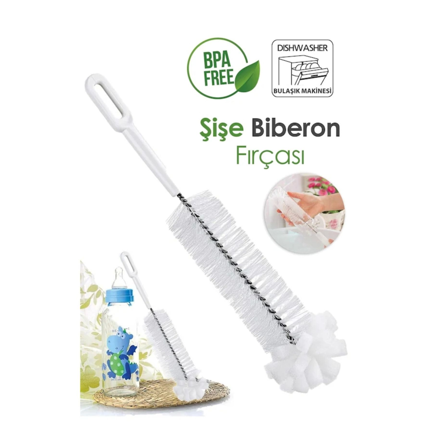 Şişe Ve Biberon Temizleme Fırçası (TP-152)