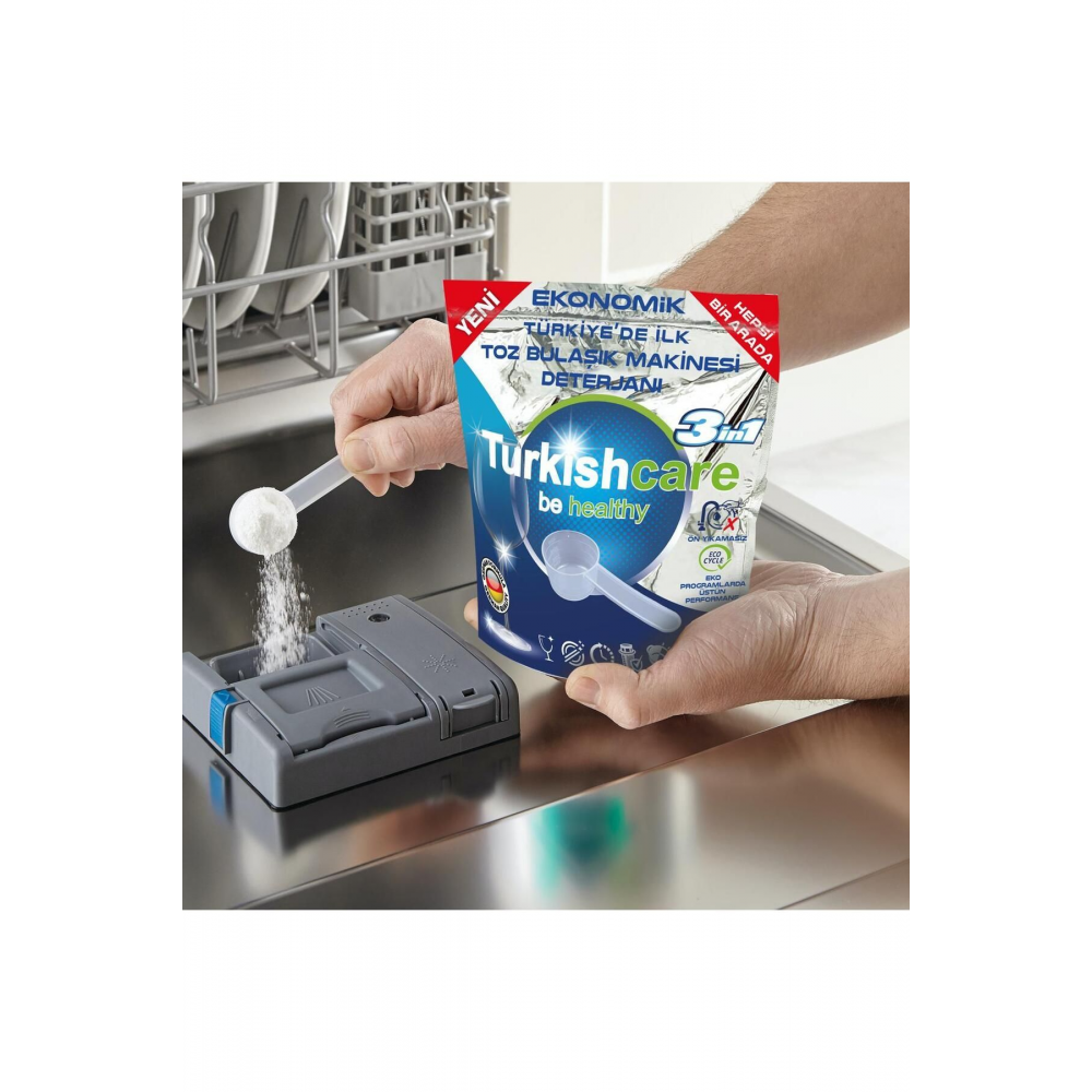 Ekonomik Hepsi Bir Arada Bulaşık Makinesi Tablet Deterjanı Toz 40 Yıkama