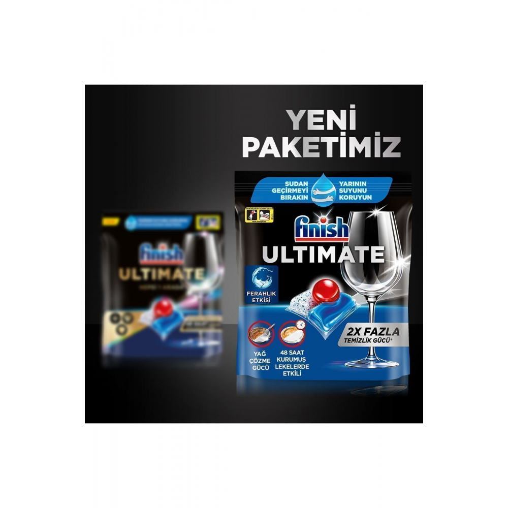 Ultimate Hepsi Bir Arada 85 Kapsül Bulaşık Makinesi Deterjanı Tableti (1 x 85)