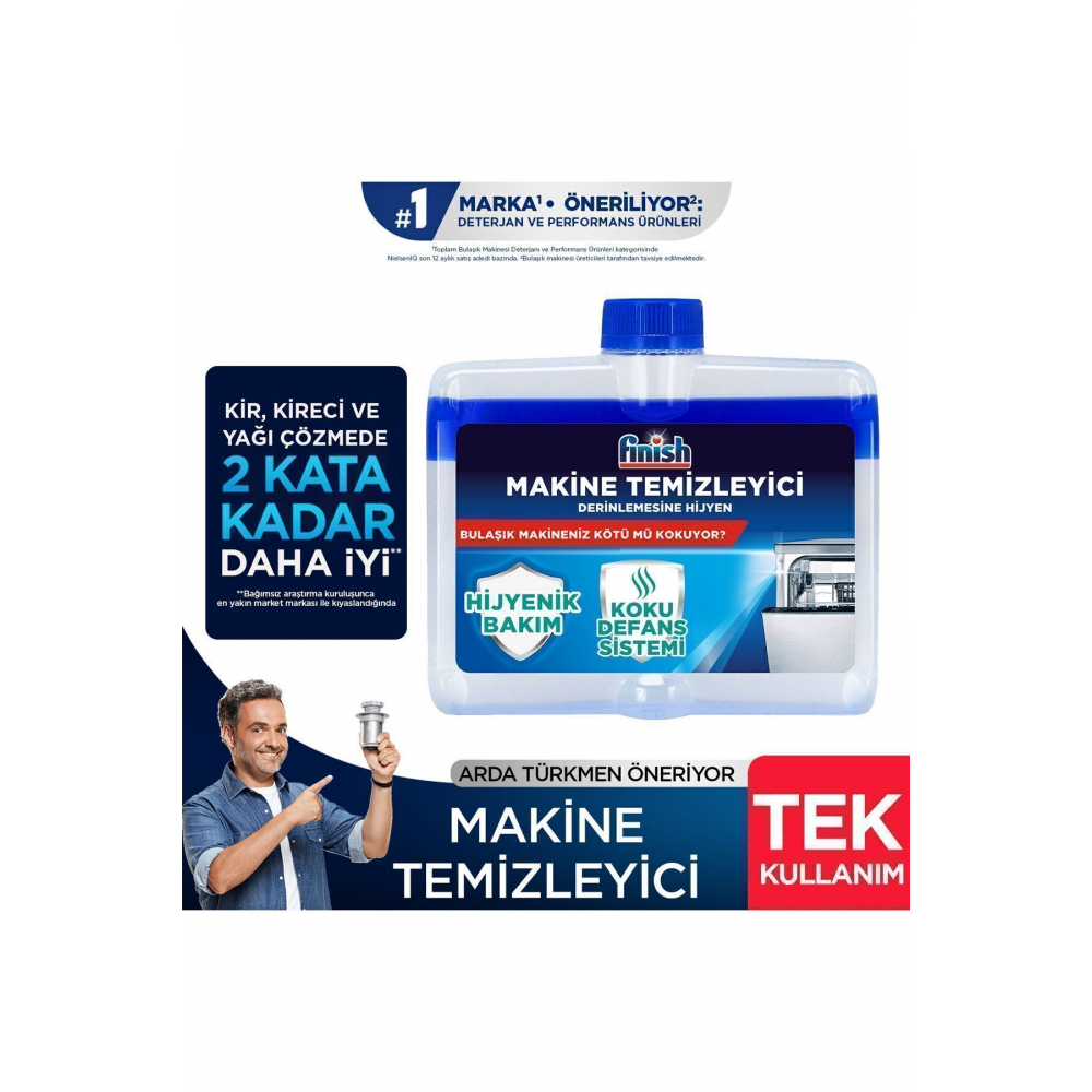 Temizlik ve Bakım Seti (Parlatıcı 400 ml + Makine Temizleyici Sıvı 250 ml + Tuz 550 g)
