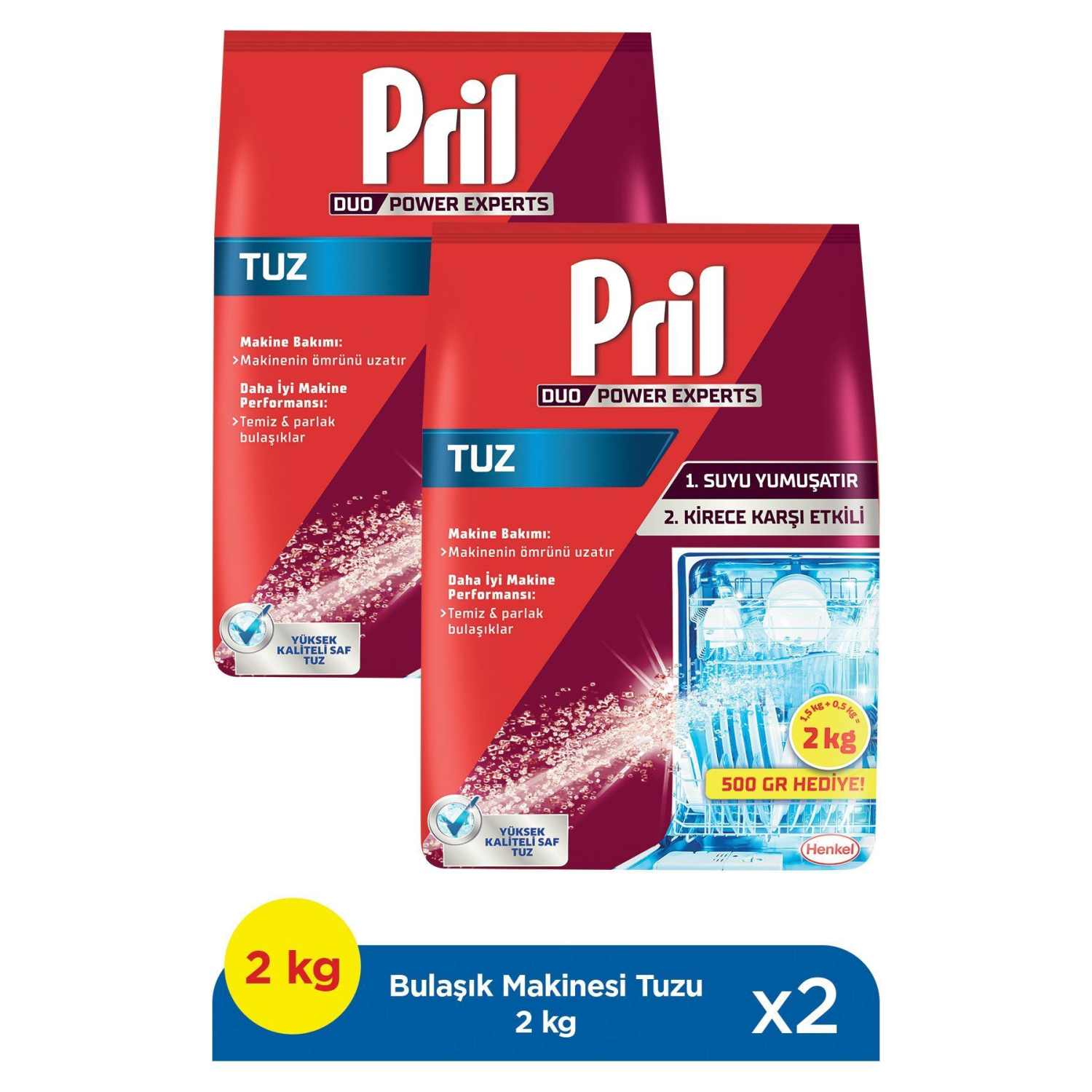 Bulaşık Makinesi Tuz 2x 2000gr