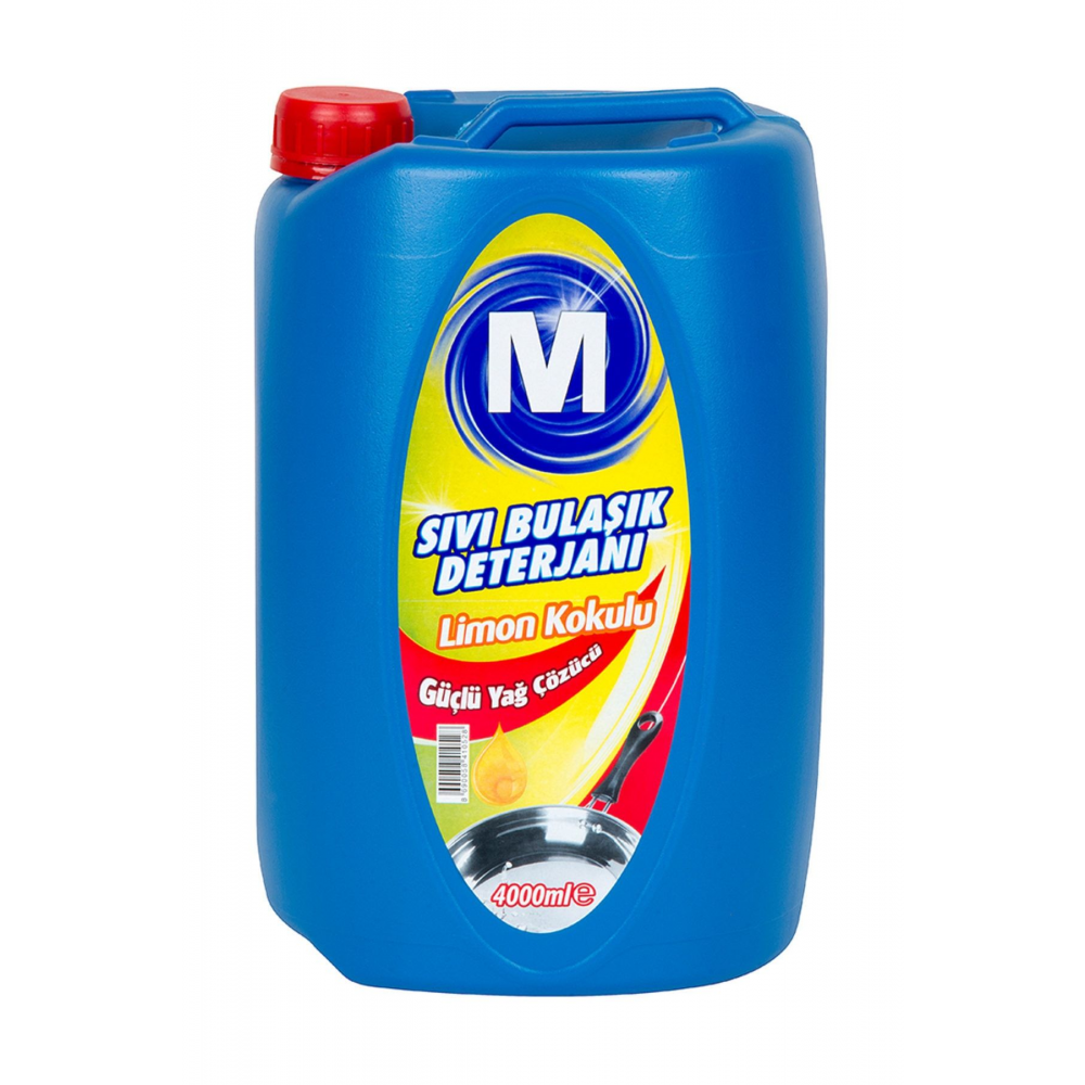 Migros Sıvı Bulaşık Deterjanı Limon Kokulu 4000 Ml
