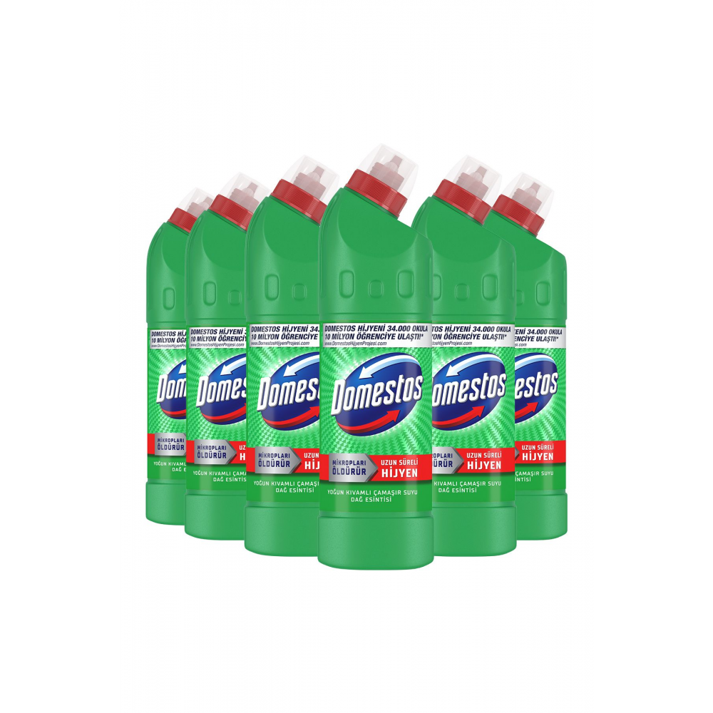 Çamaşır Suyu Dağ Esintisi 750 ml X 6 Sünger 1 Adet
