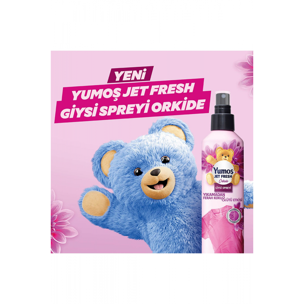 Jet Fresh Giysi Spreyi Lilyum 200 ml 1 Adet Jet Fresh Giysi Spreyi Orkide 200 ml 1 Adet