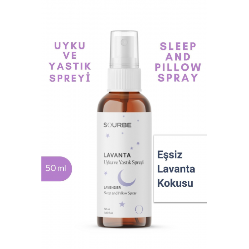Lavanta Uyku ve Yastık Spreyi Lavender Sleep And Pıllow Spray Doğal Lavanta 50 ML