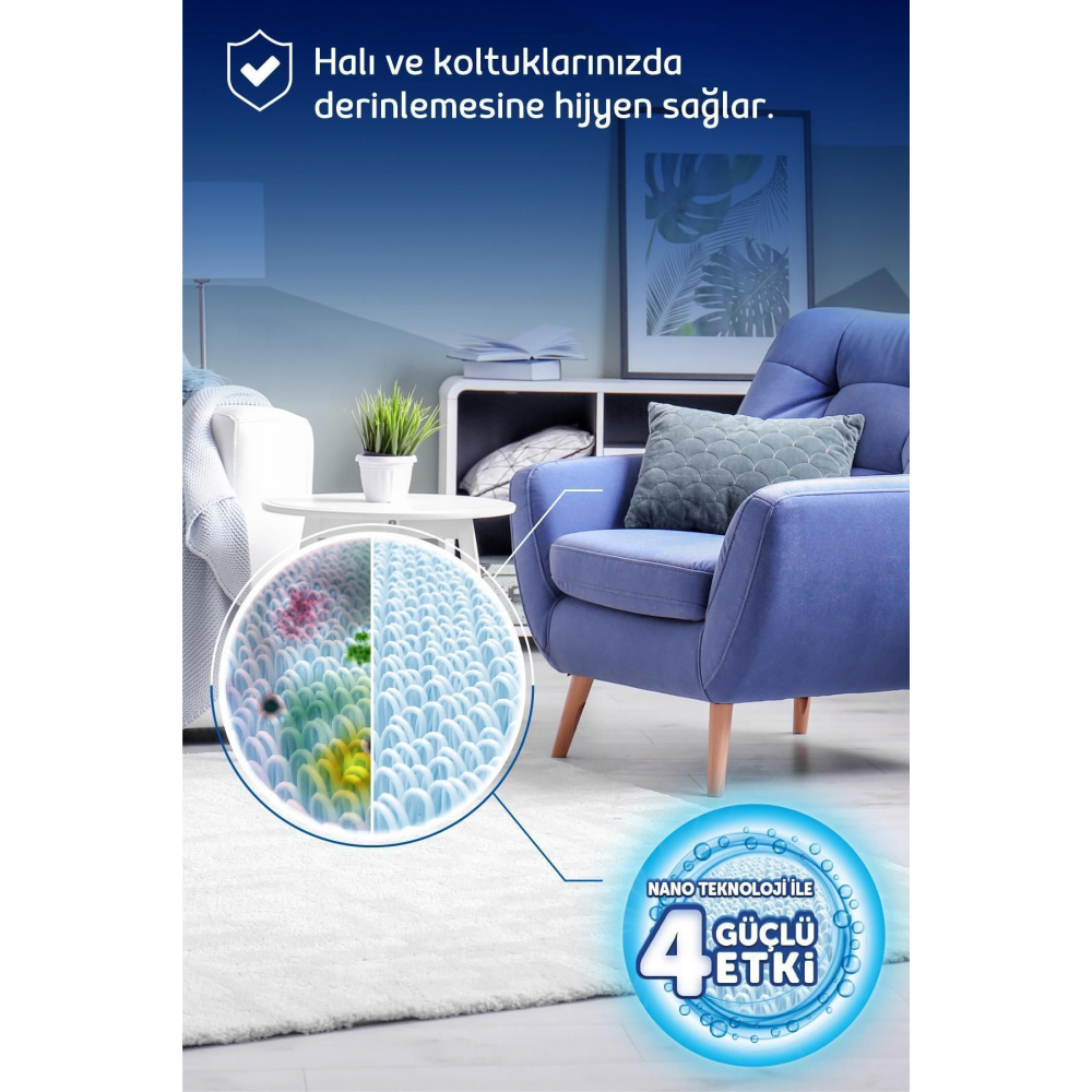 Elde Lavanta Nano Teknolojili Halı Ve Koltuk Şampuanı 1000 ml