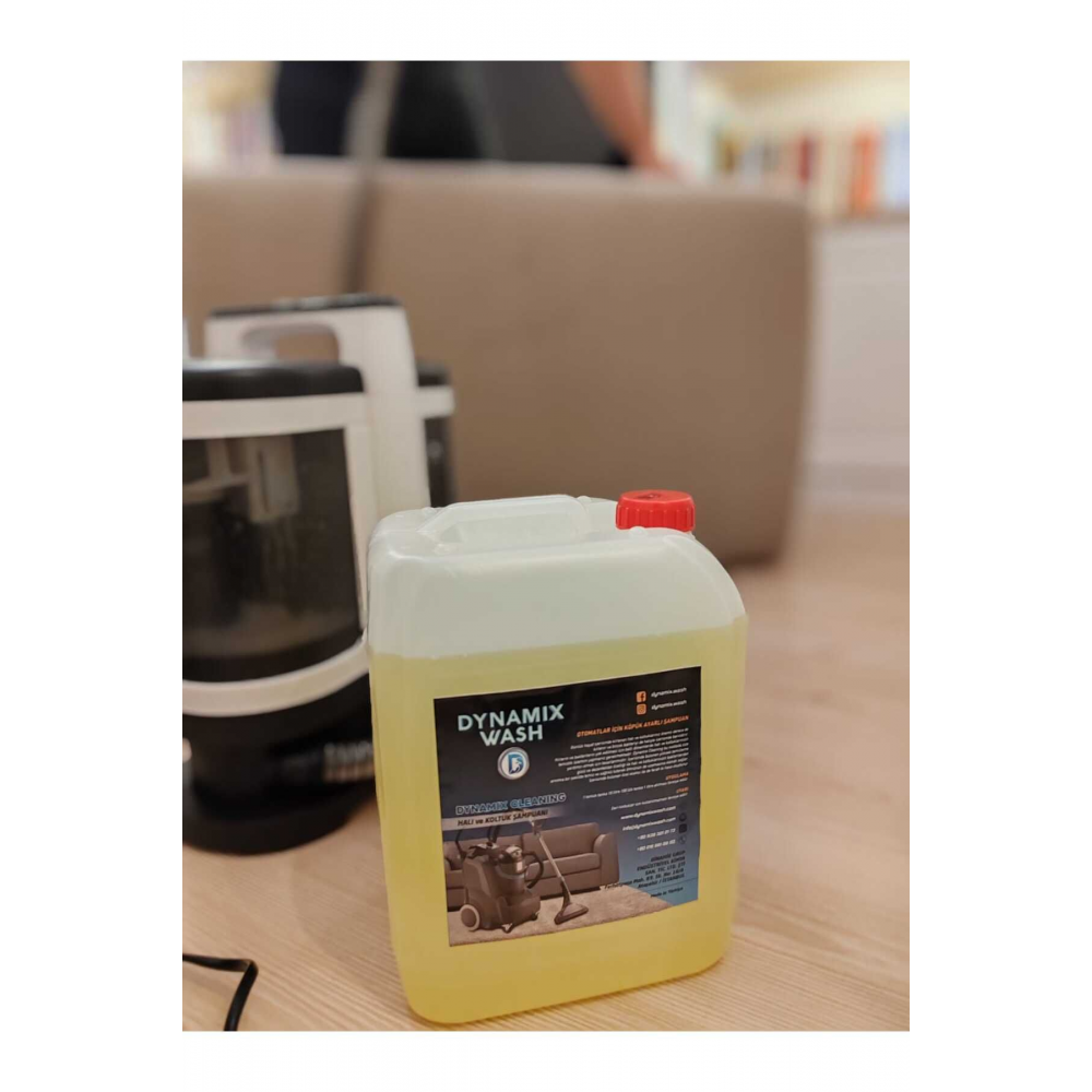 Otomat Köpük Ayarlı Halı Ve Koltuk Yıkama Makinesi Deterjanı 5 Kg Halı Ve Koltuk Şampuanı