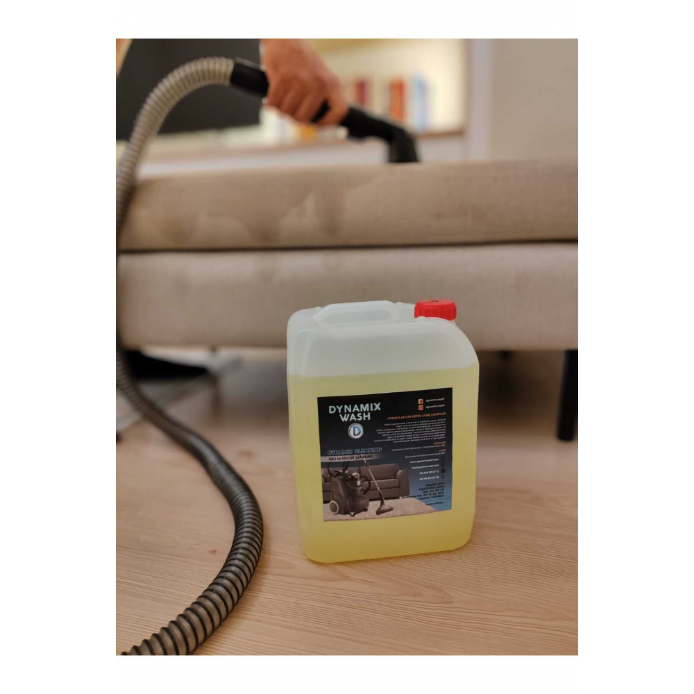 Otomat Köpük Ayarlı Halı Ve Koltuk Yıkama Makinesi Deterjanı 5 Kg Halı Ve Koltuk Şampuanı