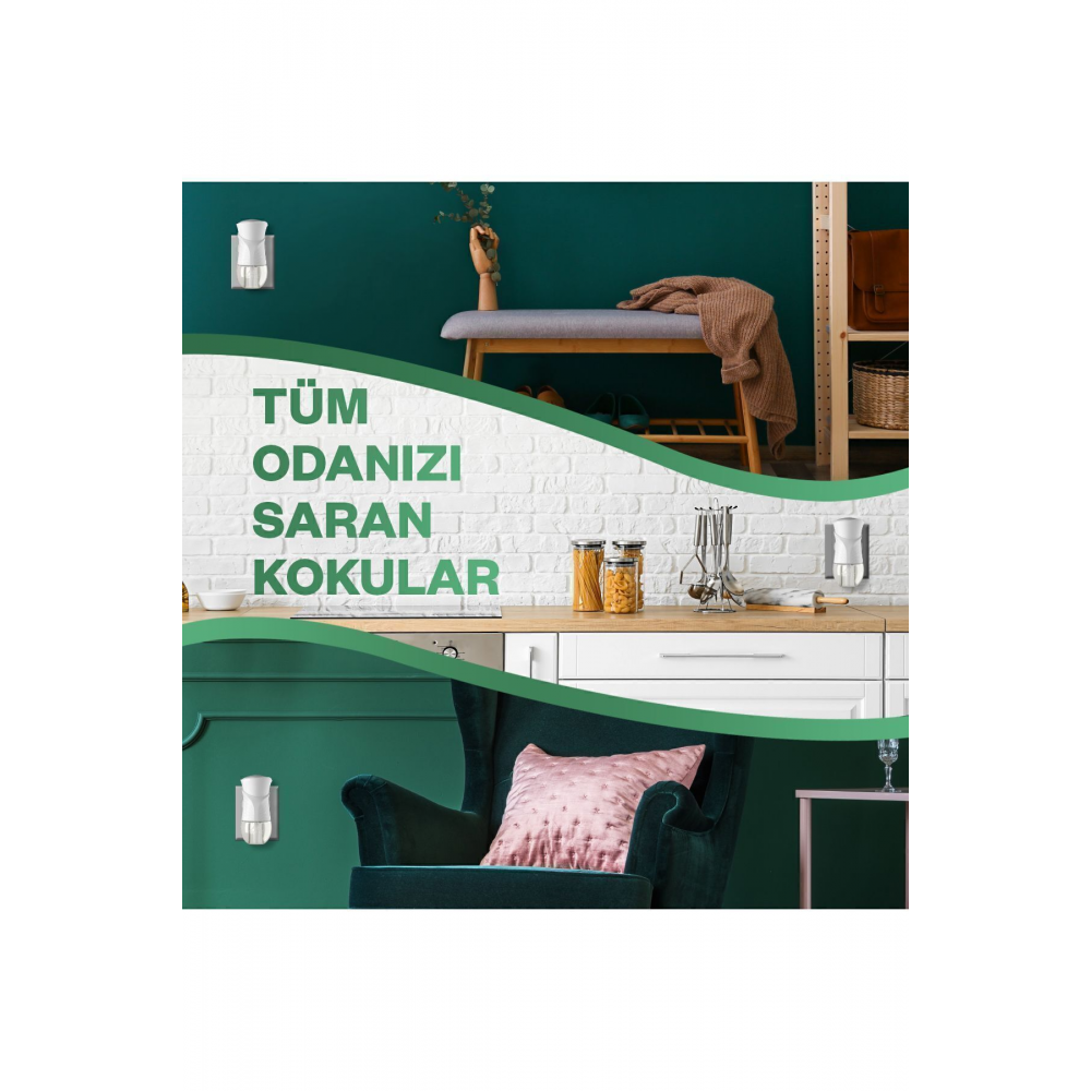Elektrikli Oda Kokusu Kit Temizliğin Esintisi (1 CİHAZ 1 KOKU)