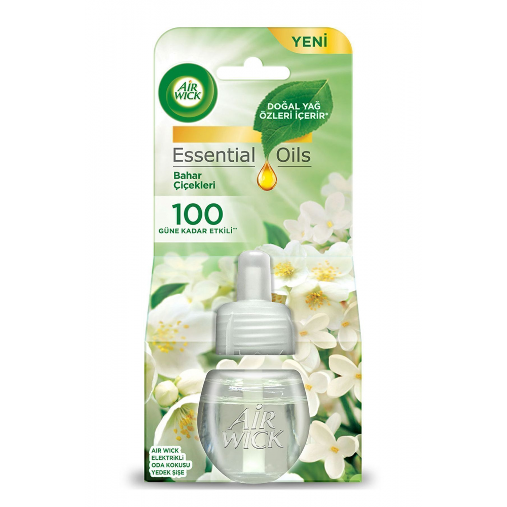 Elektrikli Oda Kokusu Yedek Şişe Bahar Çiçekleri - Esansiyel Yağlar Içerir*