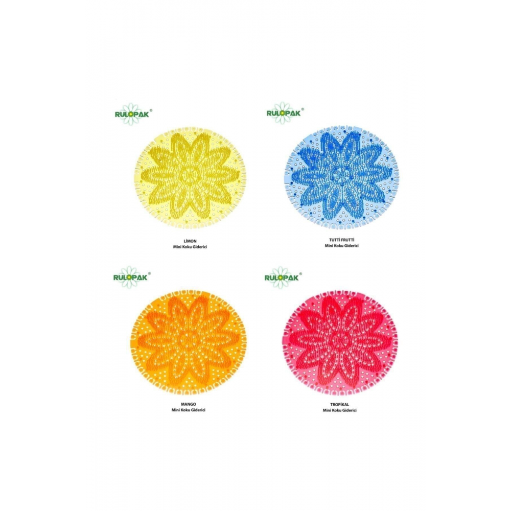 Mini Lavabo - Pisuvar Süzgeci Koku Giderici 4 Adet Tanışma Paketi