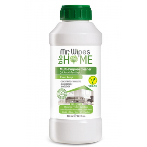 Mr Wipes Beyaz Sabun Kokulu 500 ml Konsantre Çok Amaçlı Temizleyici