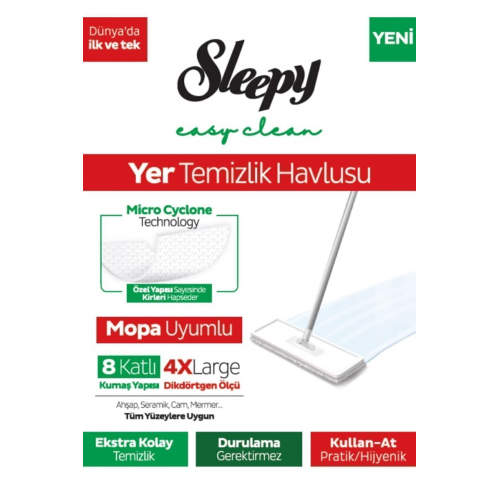 Yüzey Temizleme Havlusu,yer Temizleme Havlusu,50 Li Adet 8 Kat 4 Xl, Dayanıklı Özel Ambalaj
